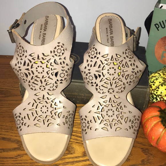 Barbara Barbier wedge heels size 9 - Picture 2 of 7